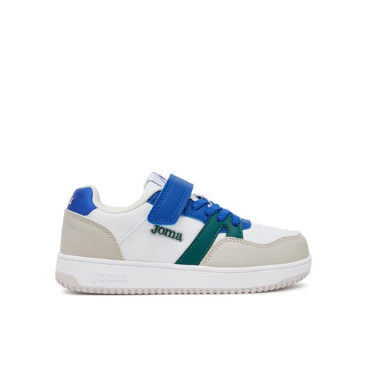 Sneakersy Joma Platea Low Jr 2534 JPLAS2534V Biały ze sklepu eobuwie.pl w kategorii Buty sportowe dziecięce - zdjęcie 182050789