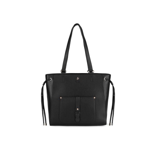 Torebka Beverly Hills Polo Club BHPC-C-015-07 Czarny ze sklepu eobuwie.pl w kategorii Torby Shopper bag - zdjęcie 182050995
