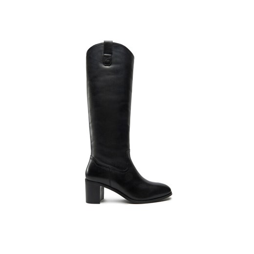 Kozaki Lauren Ralph Lauren 802937812001 Czarny ze sklepu eobuwie.pl w kategorii Kozaki damskie - zdjęcie 182051019