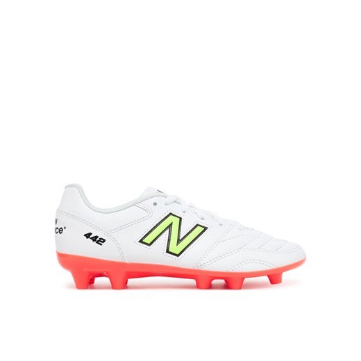Buty do piłki nożnej New Balance 442 JS43FIB2 Biały ze sklepu eobuwie.pl w kategorii Buty sportowe dziecięce - zdjęcie 182051026