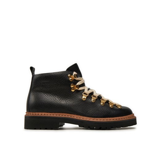Trapery Fracap Magnifico M120 Czarny ze sklepu eobuwie.pl w kategorii Botki - zdjęcie 182051079