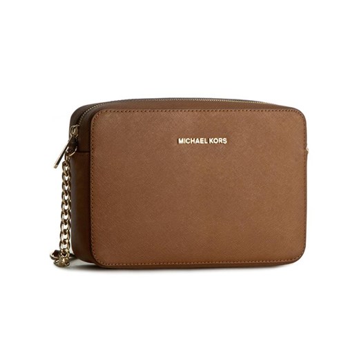 Torebka MICHAEL Michael Kors Jet Set Travel 32S4GTVC3L Brązowy ze sklepu eobuwie.pl w kategorii Listonoszki - zdjęcie 182051088