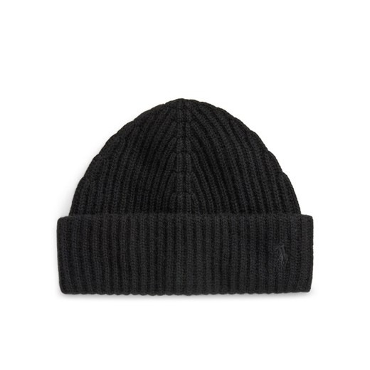 Czapka Polo Ralph Lauren 455954337003 Czarny ze sklepu eobuwie.pl w kategorii Czapki zimowe damskie - zdjęcie 182051127