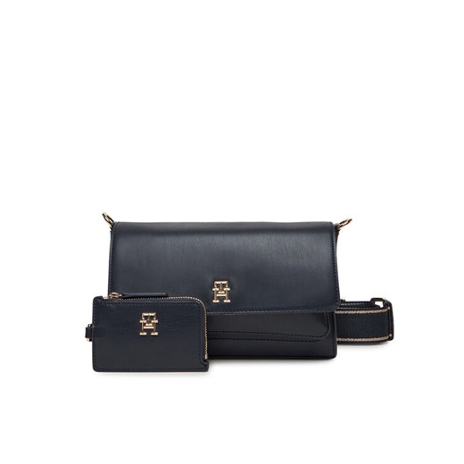 Torebka Tommy Hilfiger Th Joy Crossover AW0AW16813 Granatowy Tommy Hilfiger 00 eobuwie.pl