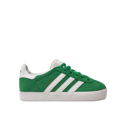 Sneakersy adidas Gazelle IH9910 Zielony ze sklepu eobuwie.pl w kategorii Buty sportowe dziecięce - zdjęcie 182051348
