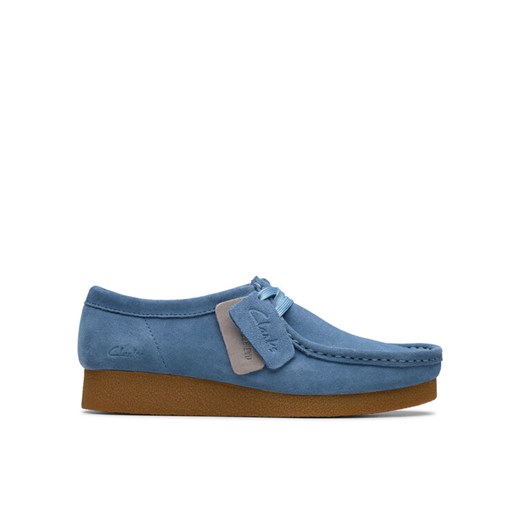 Półbuty Clarks WallabeeEVOSh 26181476 Niebieski ze sklepu eobuwie.pl w kategorii Półbuty damskie - zdjęcie 182051415