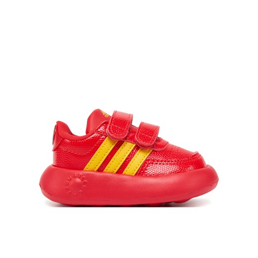 Sneakersy adidas Disney Breaknet 2.0 JH9235 Czerwony ze sklepu eobuwie.pl w kategorii Buty sportowe dziecięce - zdjęcie 182051466