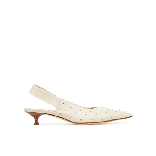 Sandały AGL Lenor Studs D167022PCKS057G447 Écru ze sklepu eobuwie.pl w kategorii Sandały damskie - zdjęcie 182051526
