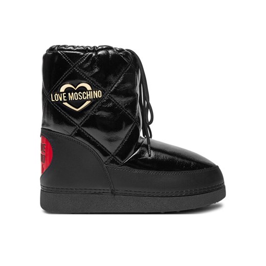Śniegowce LOVE MOSCHINO JA24982G0LEB1000 Czarny ze sklepu eobuwie.pl w kategorii Śniegowce damskie - zdjęcie 182051559