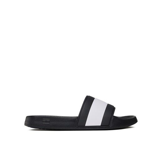 Klapki Tommy Hilfiger Rubber Th Flag Pool Slide FM0FM04236 Granatowy Tommy Hilfiger 40 eobuwie.pl