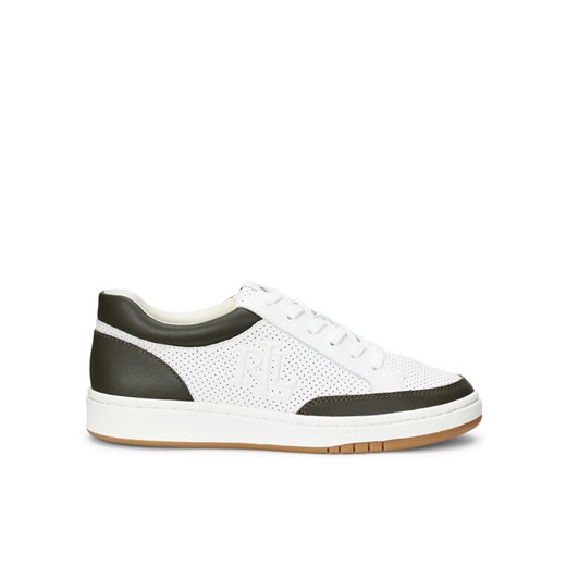 Sneakersy LAUREN RALPH LAUREN Hailey Low-Top Lace-Up 802951391004 Biały ze sklepu eobuwie.pl w kategorii Buty sportowe damskie - zdjęcie 182051586