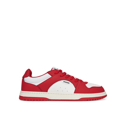Sneakersy HUGO Hadrian 50541700 Czerwony ze sklepu eobuwie.pl w kategorii Buty sportowe męskie - zdjęcie 182051598