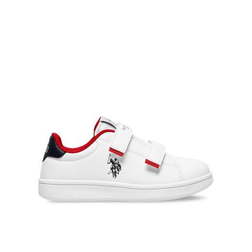 Sneakersy U.S. Polo Assn. TRACE002 Biały ze sklepu eobuwie.pl w kategorii Trampki dziecięce - zdjęcie 182051796
