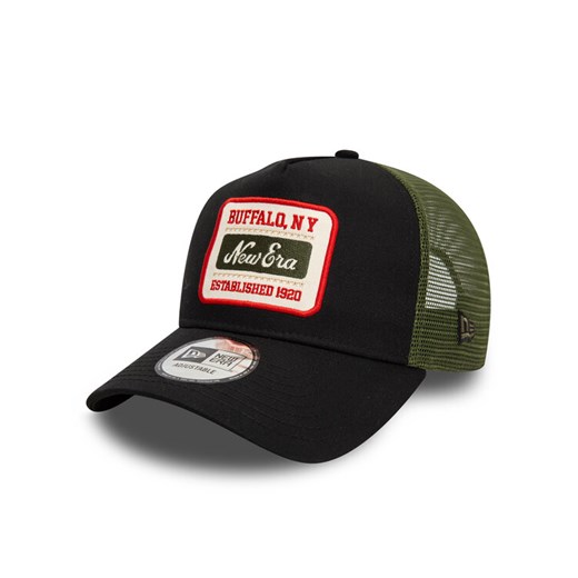Czapka z daszkiem New Era Patch Trucker 60595459 Czarny New Era OS eobuwie.pl