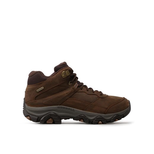 Trekkingi Merrell Moab Adventure 3 Mid Wp J003821 Brązowy ze sklepu eobuwie.pl w kategorii Buty trekkingowe męskie - zdjęcie 182051876