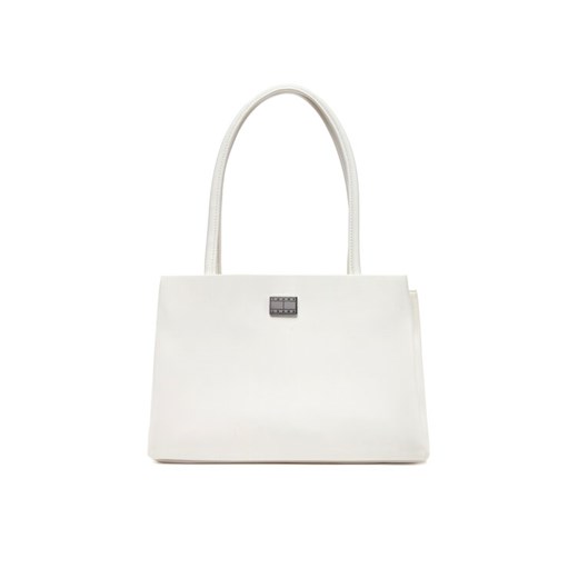 Torebka Tommy Jeans Tjw American Cool Med Tote AW0AW17297 Biały ze sklepu eobuwie.pl w kategorii Torebki damskie - zdjęcie 182051906