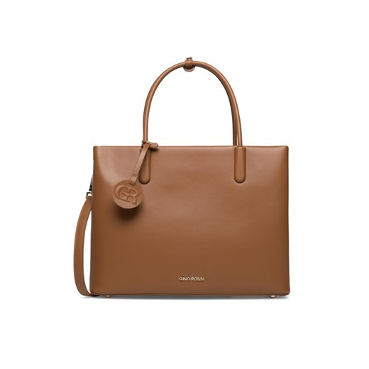 Torebka Gino Rossi OJ-82713 Brązowy ze sklepu eobuwie.pl w kategorii Torby Shopper bag - zdjęcie 182052008