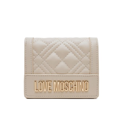 Mały Portfel Damski LOVE MOSCHINO JC5601PP1MLA0110 Beżowy Love Moschino 00 eobuwie.pl
