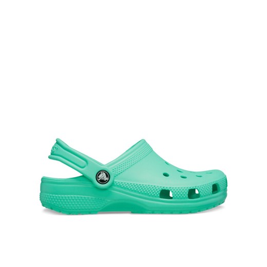 Klapki Crocs Classic Clog T 206990 Zielony ze sklepu eobuwie.pl w kategorii Klapki dziecięce - zdjęcie 182052145