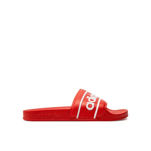 Klapki adidas Adilette ID5796 Czerwony ze sklepu eobuwie.pl w kategorii Klapki damskie - zdjęcie 182052166