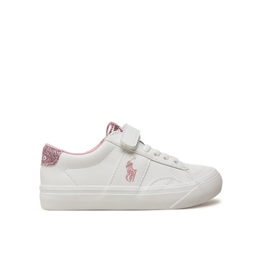 Sneakersy Polo Ralph Lauren RL01214110 Biały ze sklepu eobuwie.pl w kategorii Buty sportowe dziecięce - zdjęcie 182052189