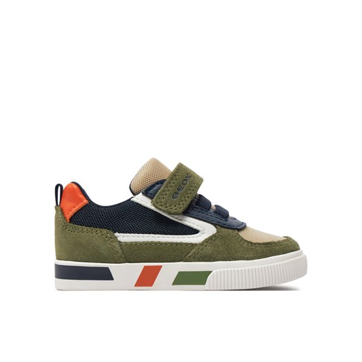 Sneakersy Geox B Kilwi Boy B45A7B 02214 CF3F4 M Khaki ze sklepu eobuwie.pl w kategorii Buty sportowe dziecięce - zdjęcie 182052219