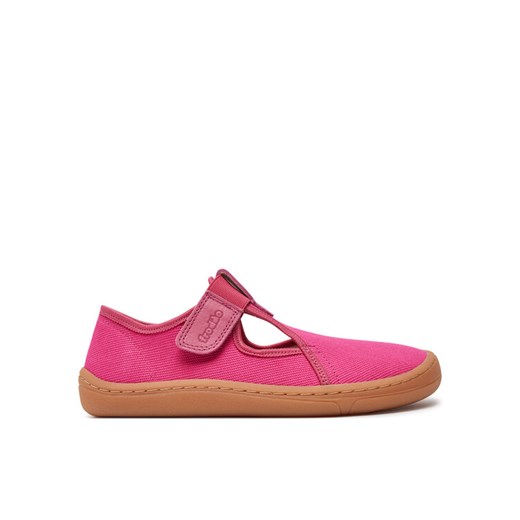 Tenisówki Froddo Barefoot Canvas T G1700380-2 D Różowy ze sklepu eobuwie.pl w kategorii Półbuty dziecięce - zdjęcie 182052326