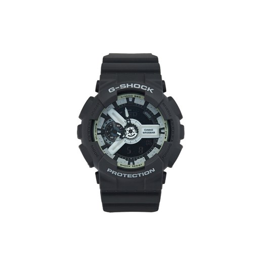 Zegarek G-Shock Hidden Glow GA-110HD-8AER Szary ze sklepu eobuwie.pl w kategorii Zegarki - zdjęcie 182052329