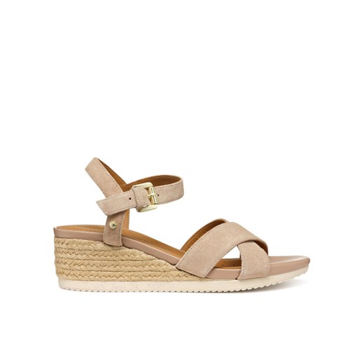 Espadryle Geox D Ischia Corda D55HHB 00020 C8191 Beżowy ze sklepu eobuwie.pl w kategorii Espadryle damskie - zdjęcie 182052419