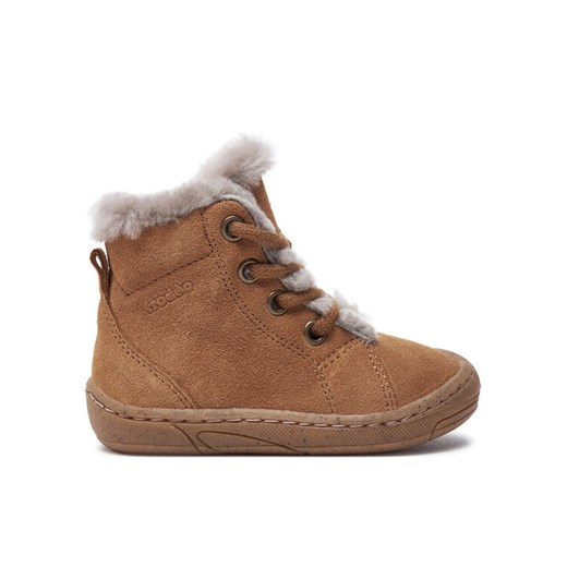 Trzewiki Froddo Minni Suede Laces G2110140-2 M Brązowy ze sklepu eobuwie.pl w kategorii Buty zimowe dziecięce - zdjęcie 182052539