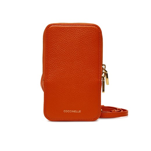 Torebka na telefon Coccinelle E5 MI5 27 01 01 Pomarańczowy ze sklepu eobuwie.pl w kategorii Etui - zdjęcie 182052547