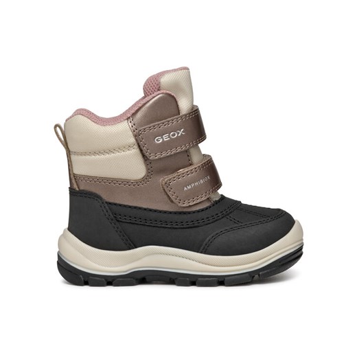 Śniegowce Geox B Flanfil Girl B Abx B463WD 050FU C0976 M Czarny ze sklepu eobuwie.pl w kategorii Buty zimowe dziecięce - zdjęcie 182052818