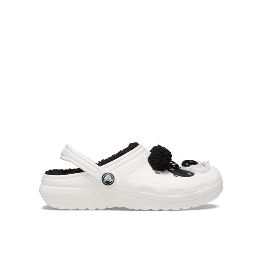 Klapki Crocs Classic Lined Iam Panda Bear Clog K 210400 Biały ze sklepu eobuwie.pl w kategorii Klapki dziecięce - zdjęcie 182052885