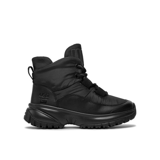 Śniegowce Ugg W Yose Puffer Lace 1143844 Czarny ze sklepu eobuwie.pl w kategorii Śniegowce damskie - zdjęcie 182052899
