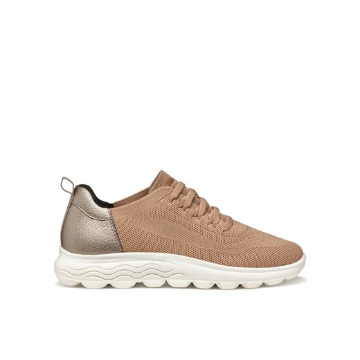 Sneakersy Geox D Spherica D55NUB 09T2N C5000 Brązowy ze sklepu eobuwie.pl w kategorii Buty sportowe damskie - zdjęcie 182052996