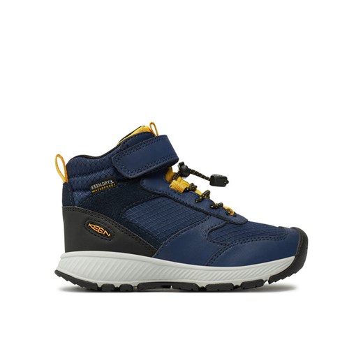 Sneakersy Keen Skua Waterproof Boot 1029627 Granatowy ze sklepu eobuwie.pl w kategorii Buty sportowe dziecięce - zdjęcie 182053065