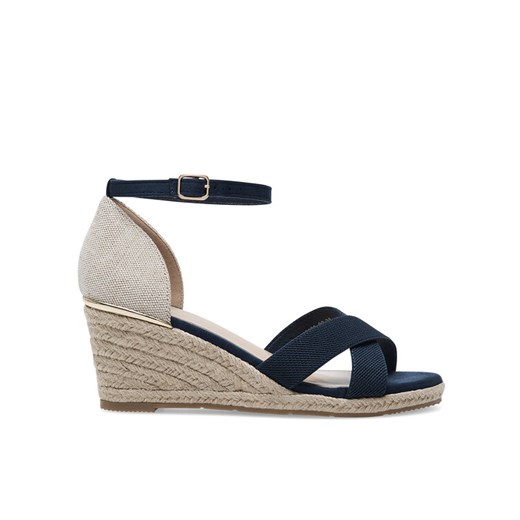 Espadryle Clara Barson WSS20802-03 Granatowy ze sklepu eobuwie.pl w kategorii Sandały damskie - zdjęcie 182053075