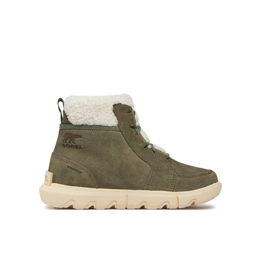 Botki Sorel Explorer Next™ Carnival Wp NL5026-397 Zielony ze sklepu eobuwie.pl w kategorii Botki - zdjęcie 182053118