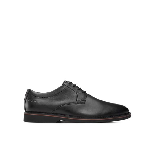 Półbuty Clarks Atticus Ltlace 261736087 Czarny ze sklepu eobuwie.pl w kategorii Buty eleganckie męskie - zdjęcie 182053145