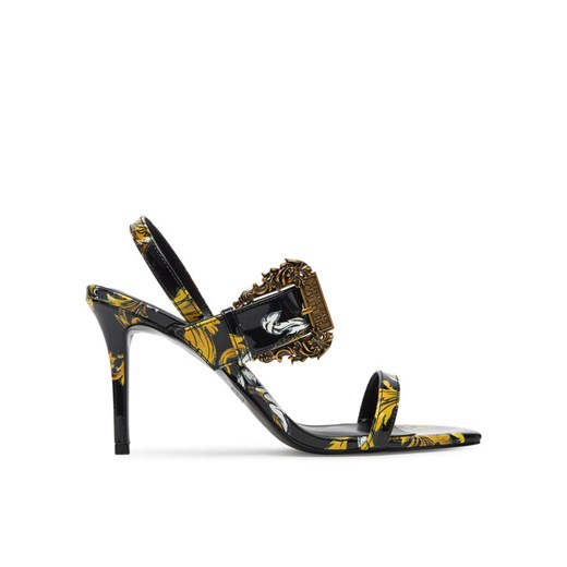 Sandały Versace Jeans Couture 78VA3S71 Czarny ze sklepu eobuwie.pl w kategorii Sandały damskie - zdjęcie 182053205