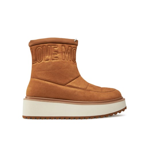 Botki LOVE MOSCHINO JA24266I0LJAW208 Brązowy ze sklepu eobuwie.pl w kategorii Botki - zdjęcie 182053209