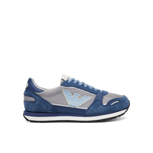 Sneakersy Emporio Armani X4X537 XN730 U551 Granatowy ze sklepu eobuwie.pl w kategorii Buty sportowe męskie - zdjęcie 182053259