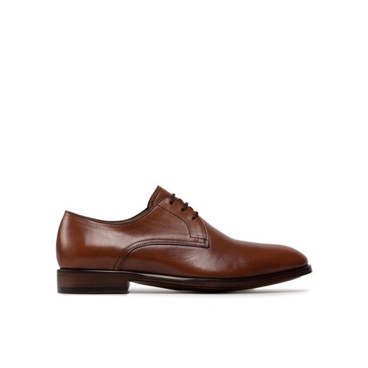 Półbuty Lord Premium Derby 5504 Brązowy ze sklepu eobuwie.pl w kategorii Buty eleganckie męskie - zdjęcie 182053329
