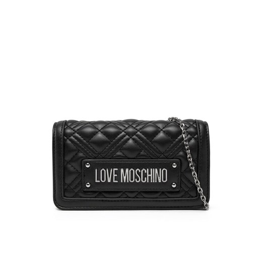 Torebka LOVE MOSCHINO JC5681PP1MLA000B Czarny ze sklepu eobuwie.pl w kategorii Kopertówki - zdjęcie 182053337