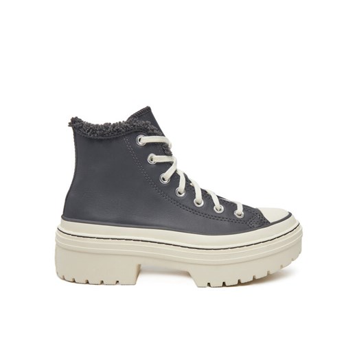 Trampki Converse Chuck Taylor All Star Lugged Heel Sherpa A10152C 094 Granatowy ze sklepu eobuwie.pl w kategorii Trampki damskie - zdjęcie 182053349