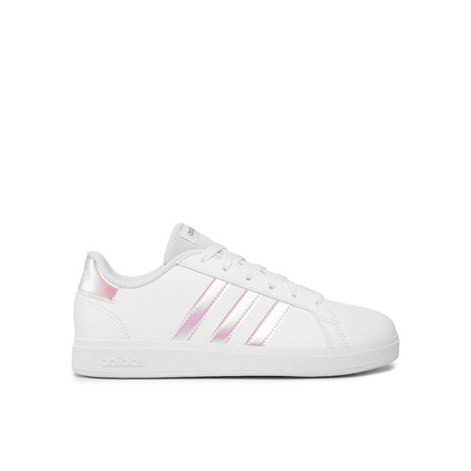 Sneakersy adidas Grand Court Lifestyle Lace Tennis Shoes GY2326 Biały ze sklepu eobuwie.pl w kategorii Buty sportowe dziecięce - zdjęcie 182053359