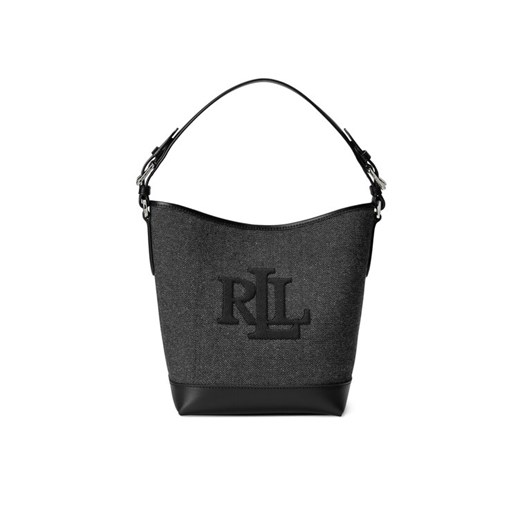 Torebka LAUREN RALPH LAUREN Witley 431966757002 Czarny ze sklepu eobuwie.pl w kategorii Torby Shopper bag - zdjęcie 182053386