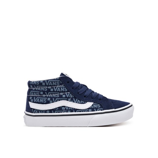 Tenisówki Vans SK8-Mid Reissue VN000CZ4BLU1 Granatowy ze sklepu eobuwie.pl w kategorii Trampki dziecięce - zdjęcie 182053449
