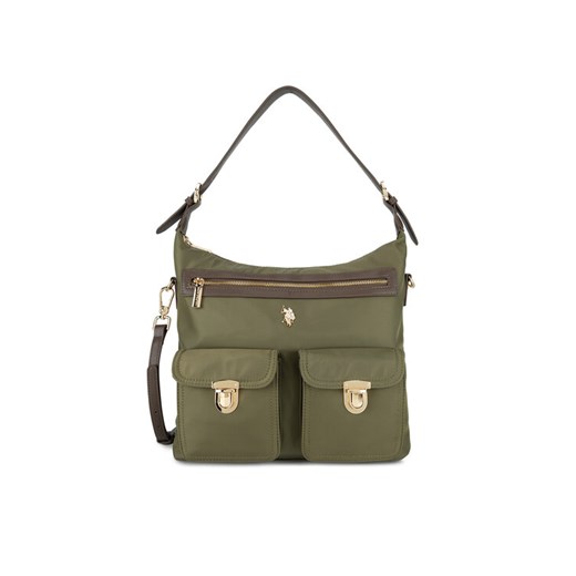 Torebka U.S. Polo Assn. BEUXT6389WIP Khaki ze sklepu eobuwie.pl w kategorii Torebki damskie - zdjęcie 182053496