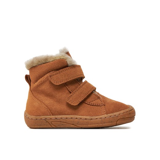 Kozaki Froddo Minni Suede G2110141-2 M Brązowy ze sklepu eobuwie.pl w kategorii Buty zimowe dziecięce - zdjęcie 182053527